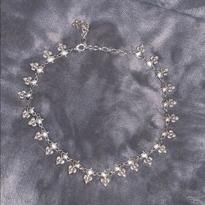 Necklace silver adjustable lengths